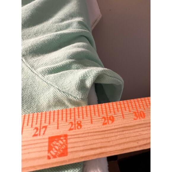 Polo Ralph Lauren 2XLT Mint Green Polo Shirt Tall Fit Pink Logo Cotton Classic - Picture 7 of 8